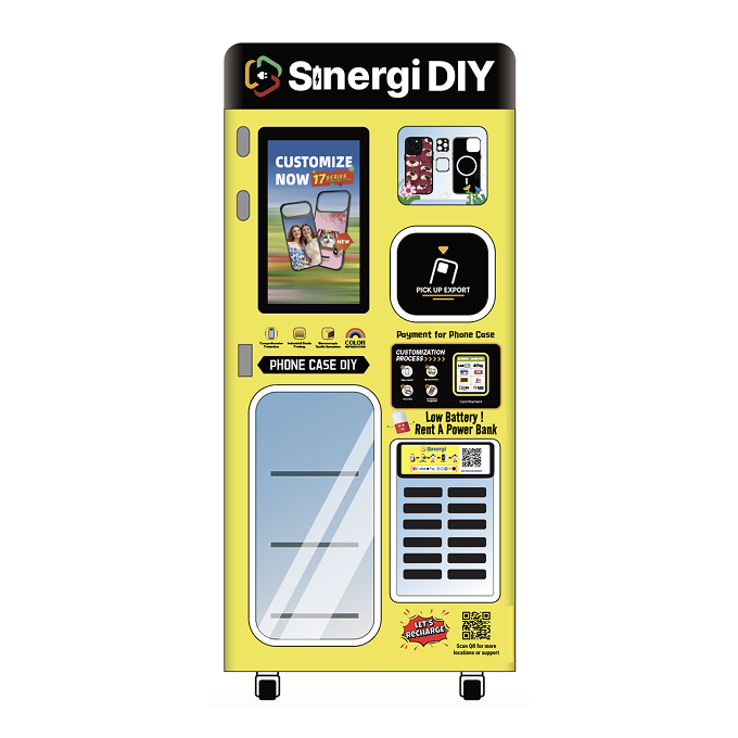 Sinergi DIY - Do-it-yourself charging station solution. Build and customize your own power bank rental station with flexible configuration options.